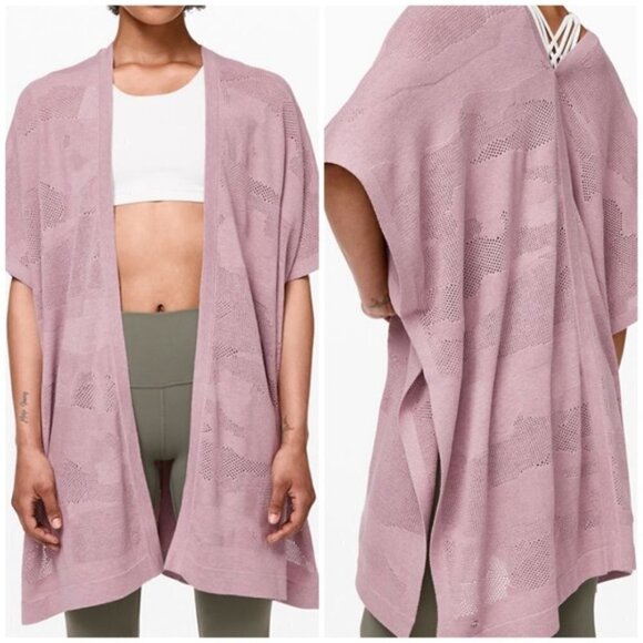 Lululemon Find Your Light Wrap Heathered Vintage Mauve I One Size - Picture 1 of 10